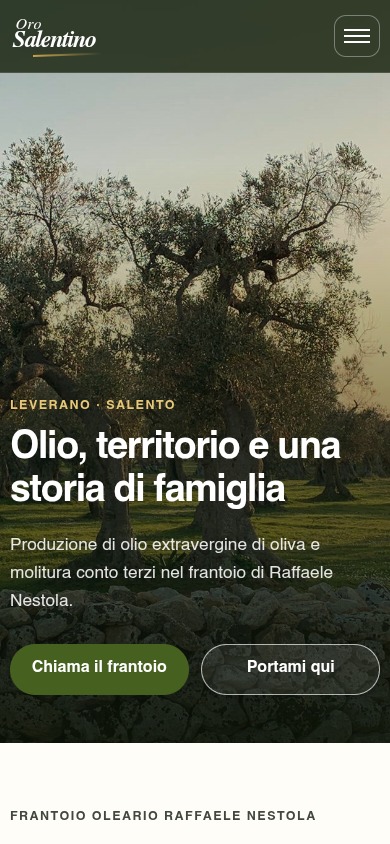 Oro Salentino: versione per smartphone